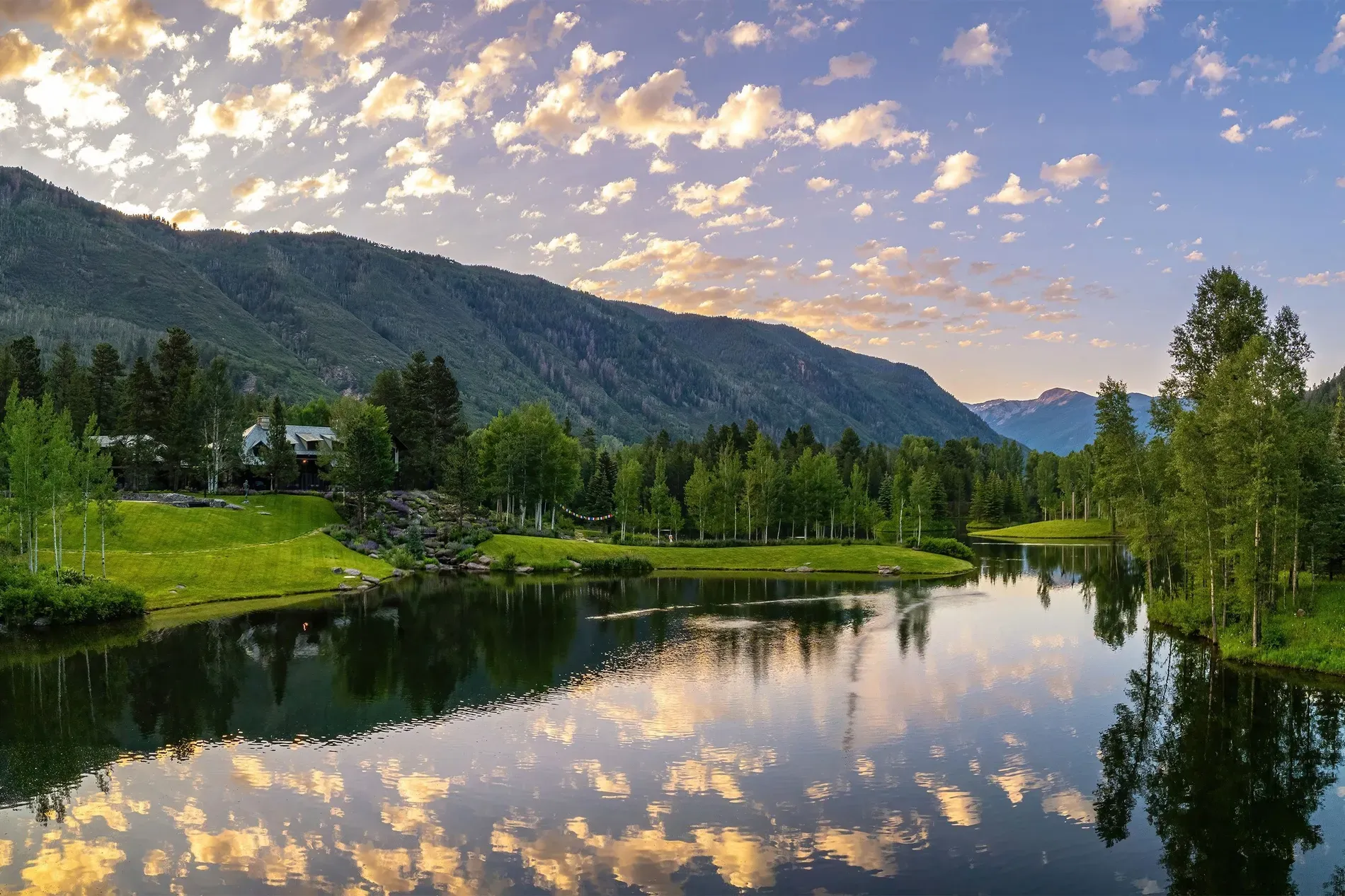Okay, this view—mirror lake and pastel mountains. Kinda steals the whole show.
