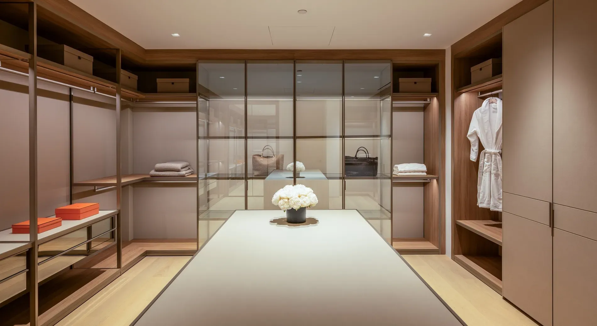 Okay, this closet island — do people fold here or stage heists?