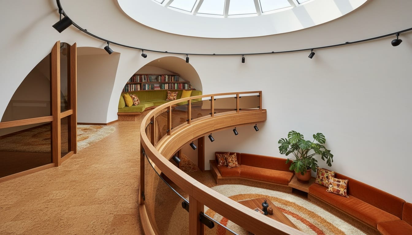 From this angle, that skylight makes the curves glow. Kinda magical.