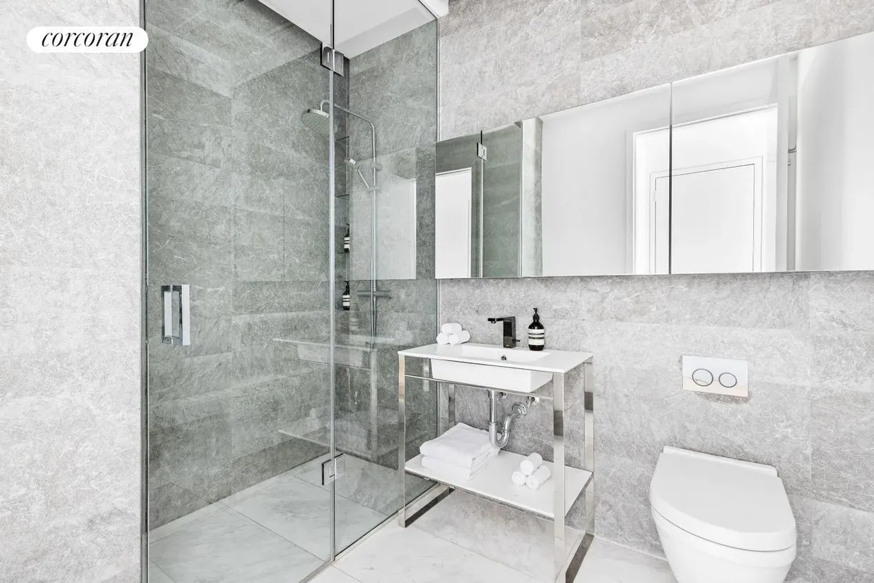 Gray marble on everything. I mean, it's cool, maybe a bit much?