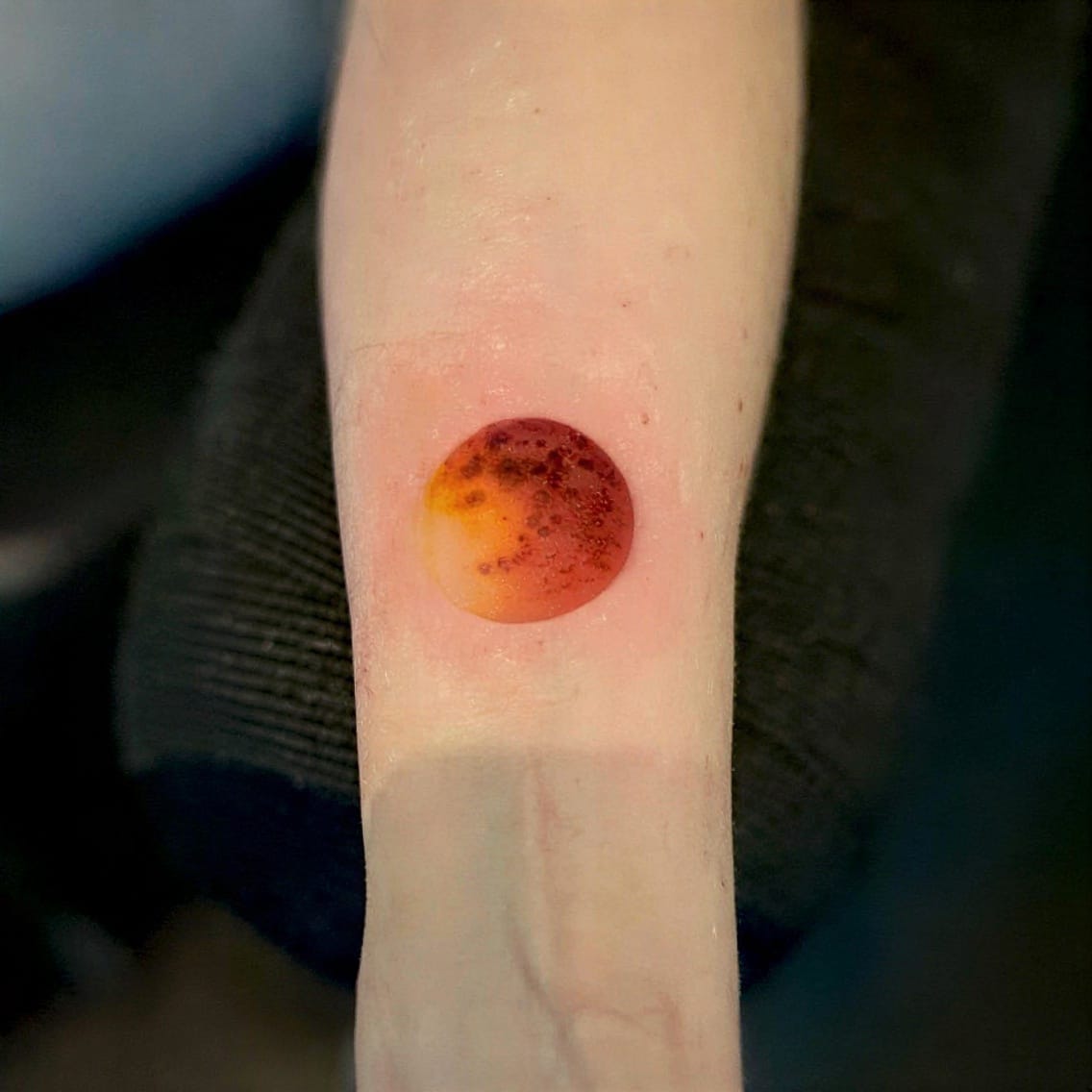 Red Moon Behind the Ear