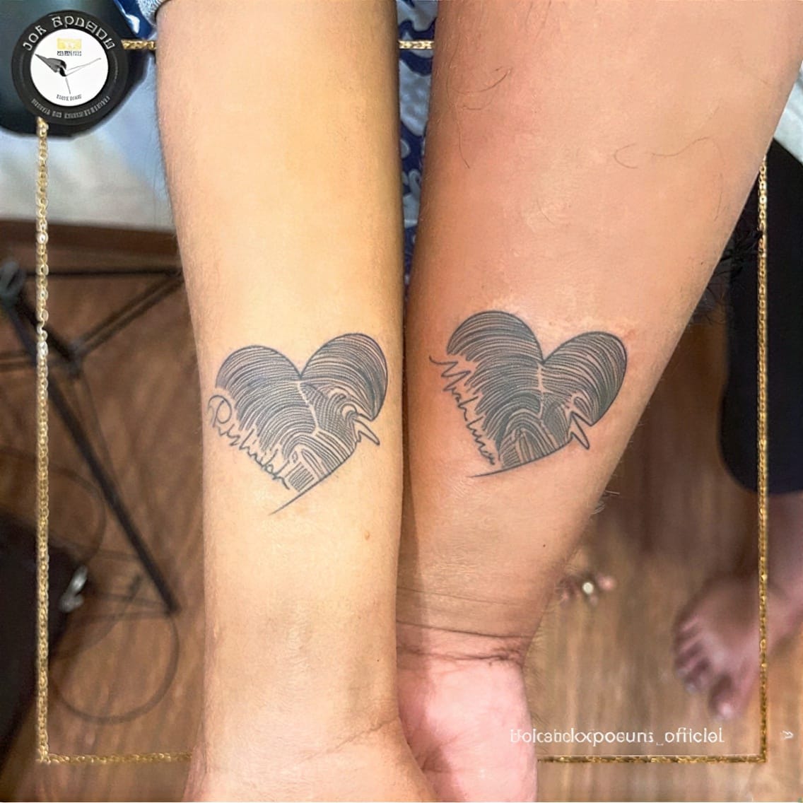 Fingerprint heart that feels personal