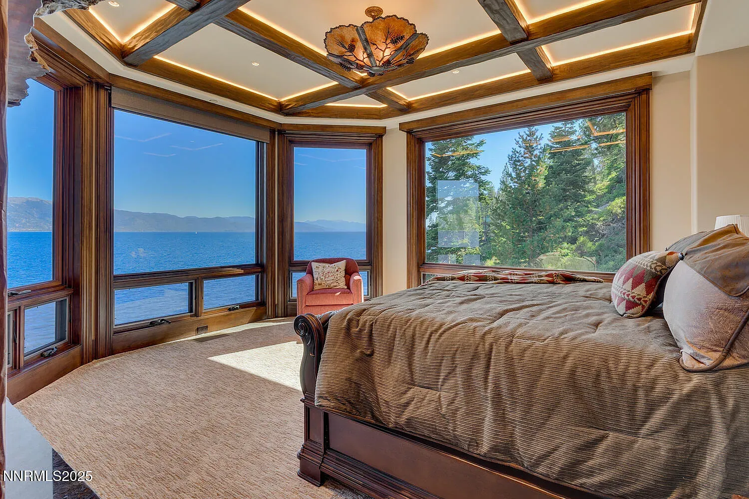 Waking up to water this? Alarm clocks are canceled. Curtains optional.