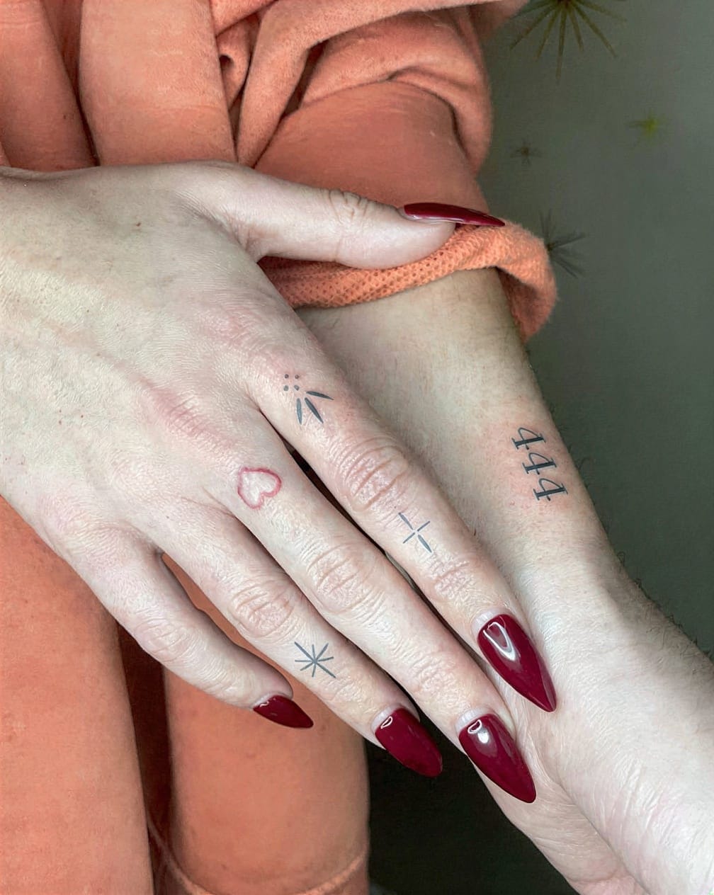 Ladybug on the Finger