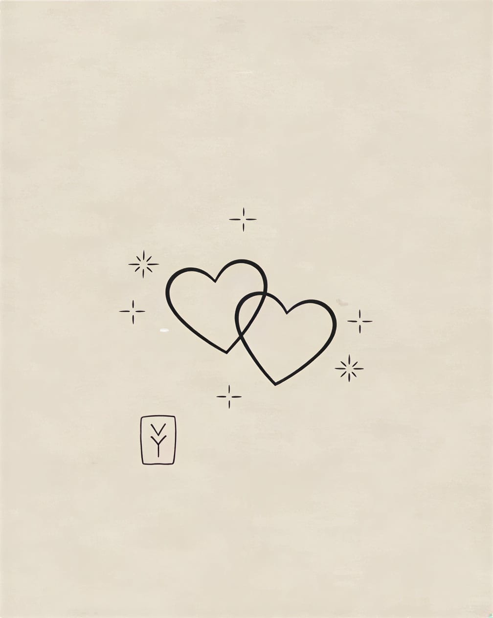 Interlocking hearts that never let go