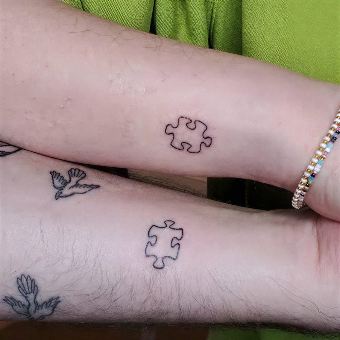 Puzzle pieces that fit together