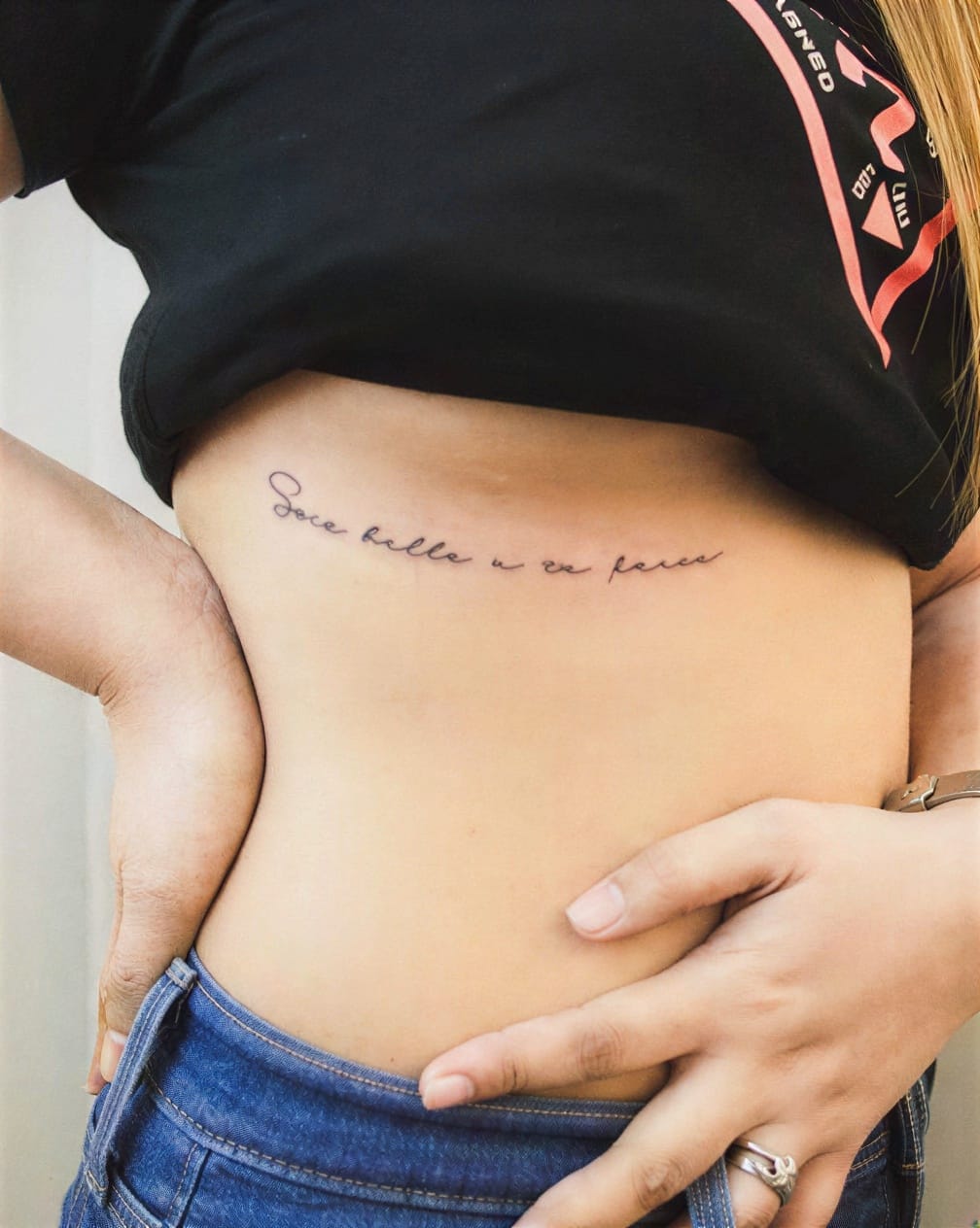 Underboob fine script that’s dangerously private