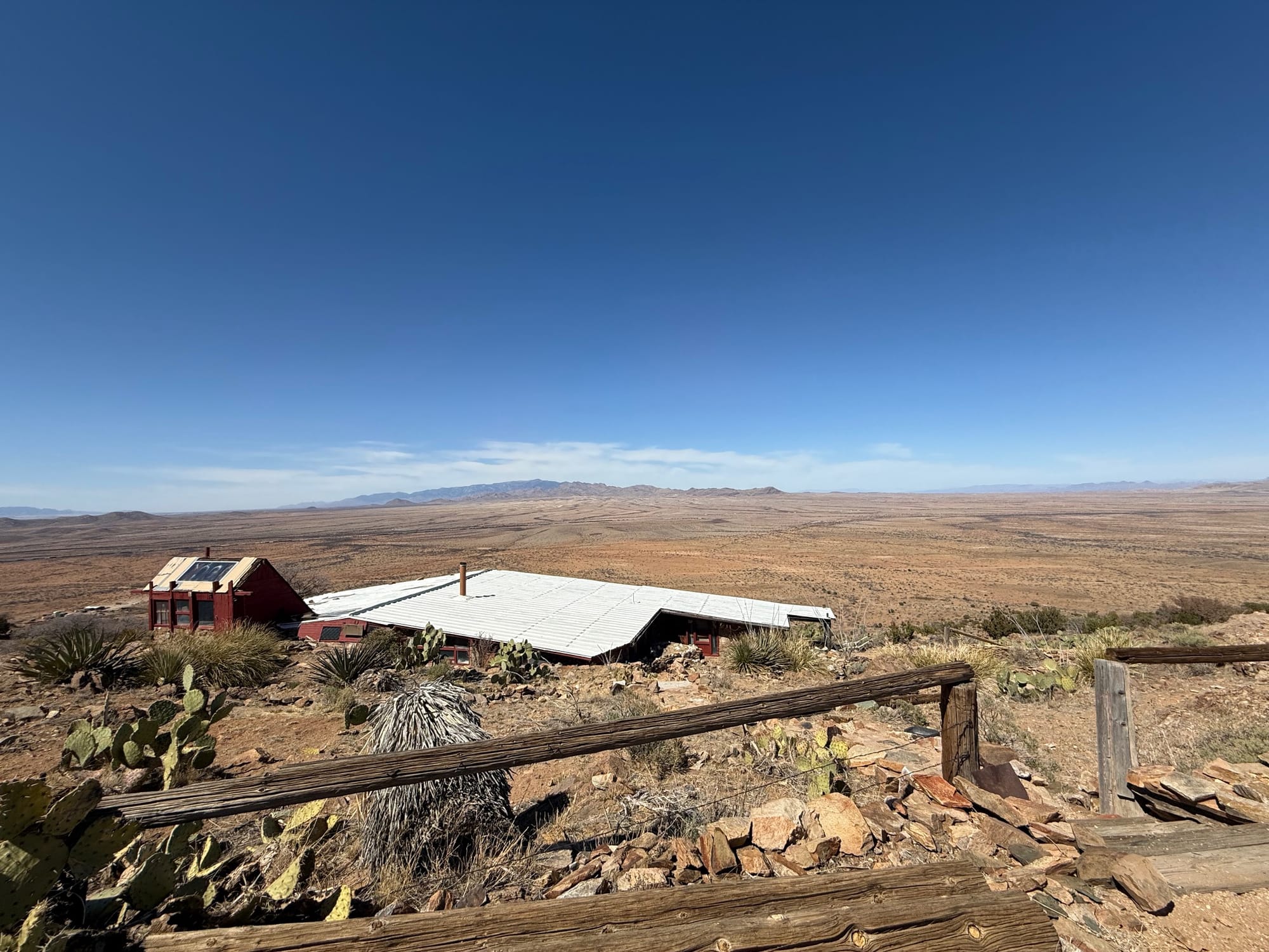 Big open room framing miles of sage and mountains. Hard to look away.