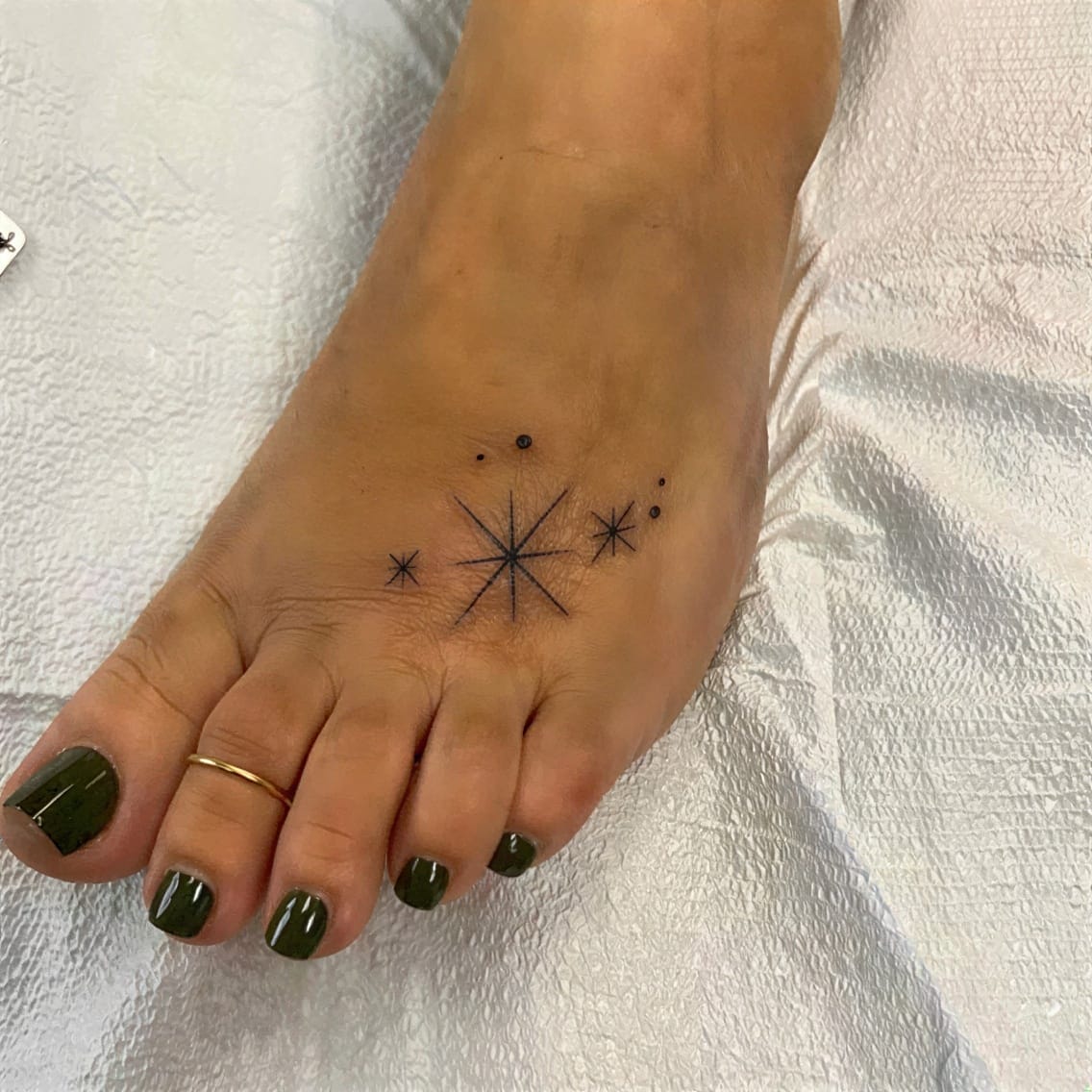 Toe tiny star because small details matter