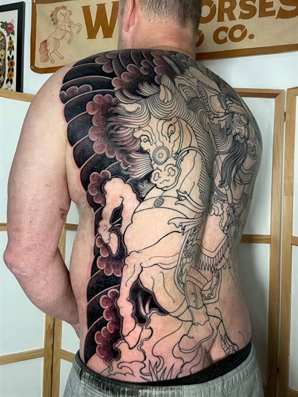 Full Back Japanese Scene