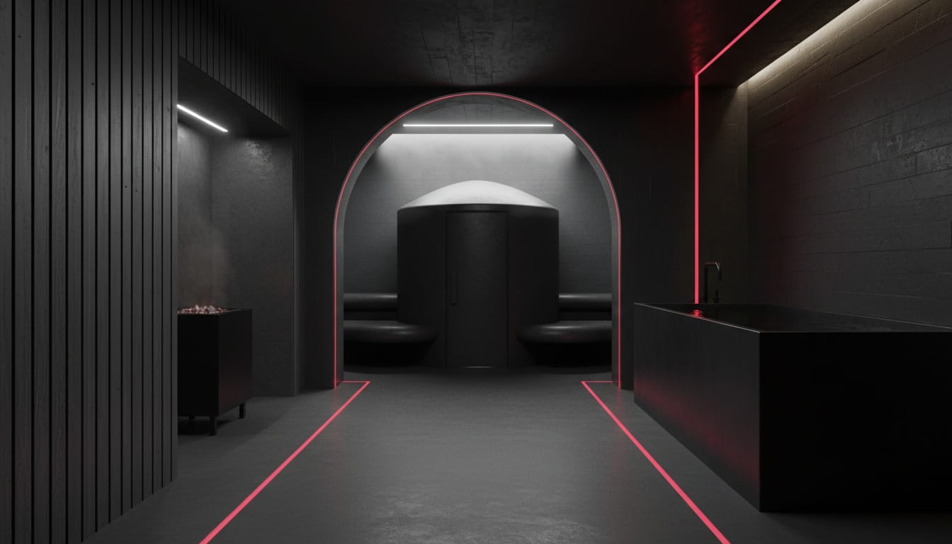 The spa level is otherworldly