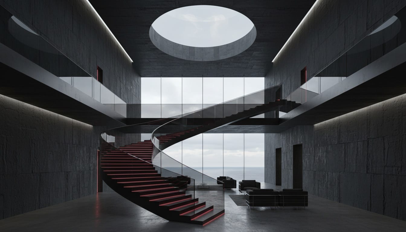 This atrium just swallows you whole