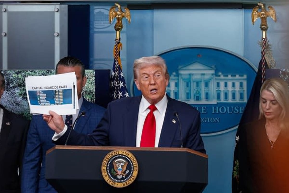 Trump federalizes D.C. police, says takeover will enable ...