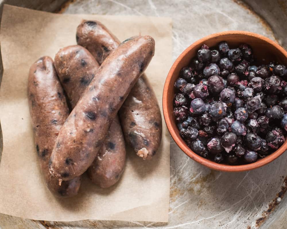 blueberry reindeer sausage