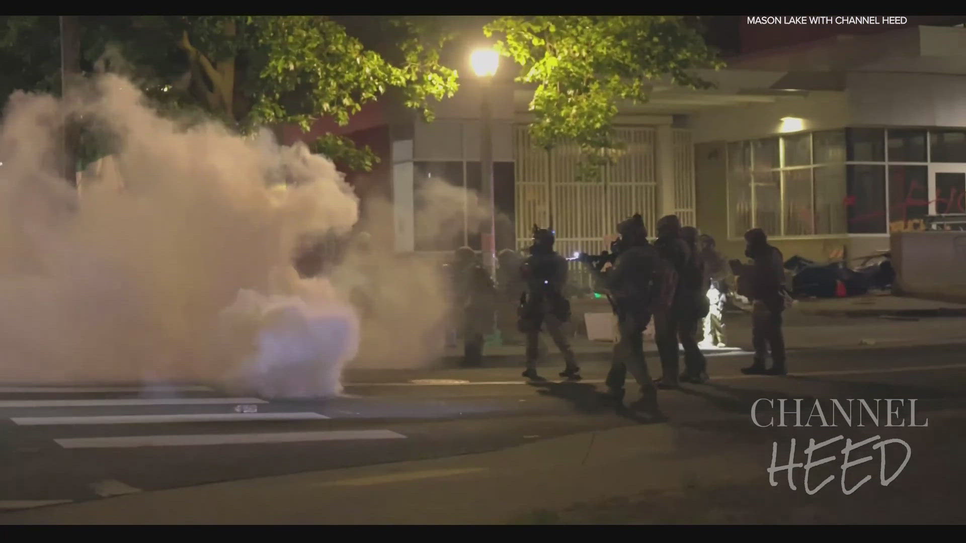 Video shows agents firing pepper balls at protesters outside Portland ICE facility
