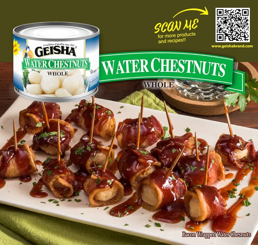 a group of water chestnuts with twenty-three items