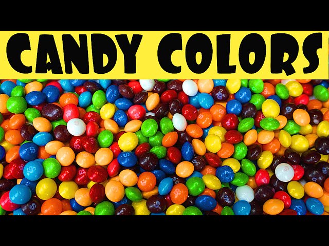 a colorful candy with Skittles candy