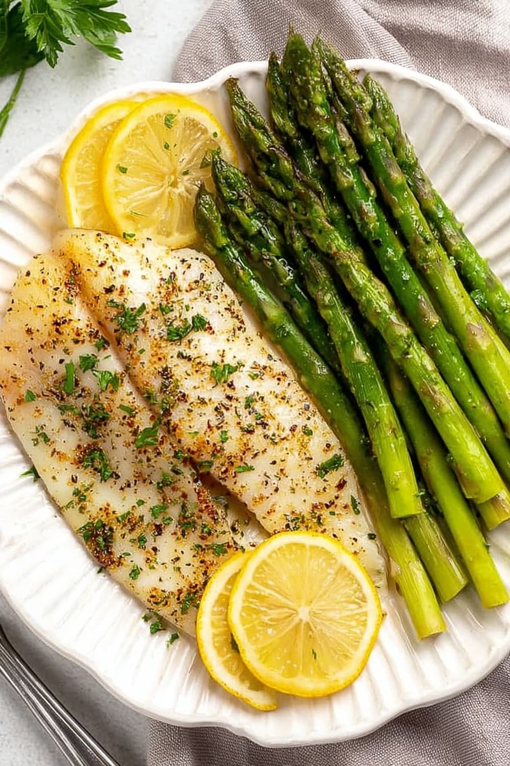 Broiled Tilapia with Garlic