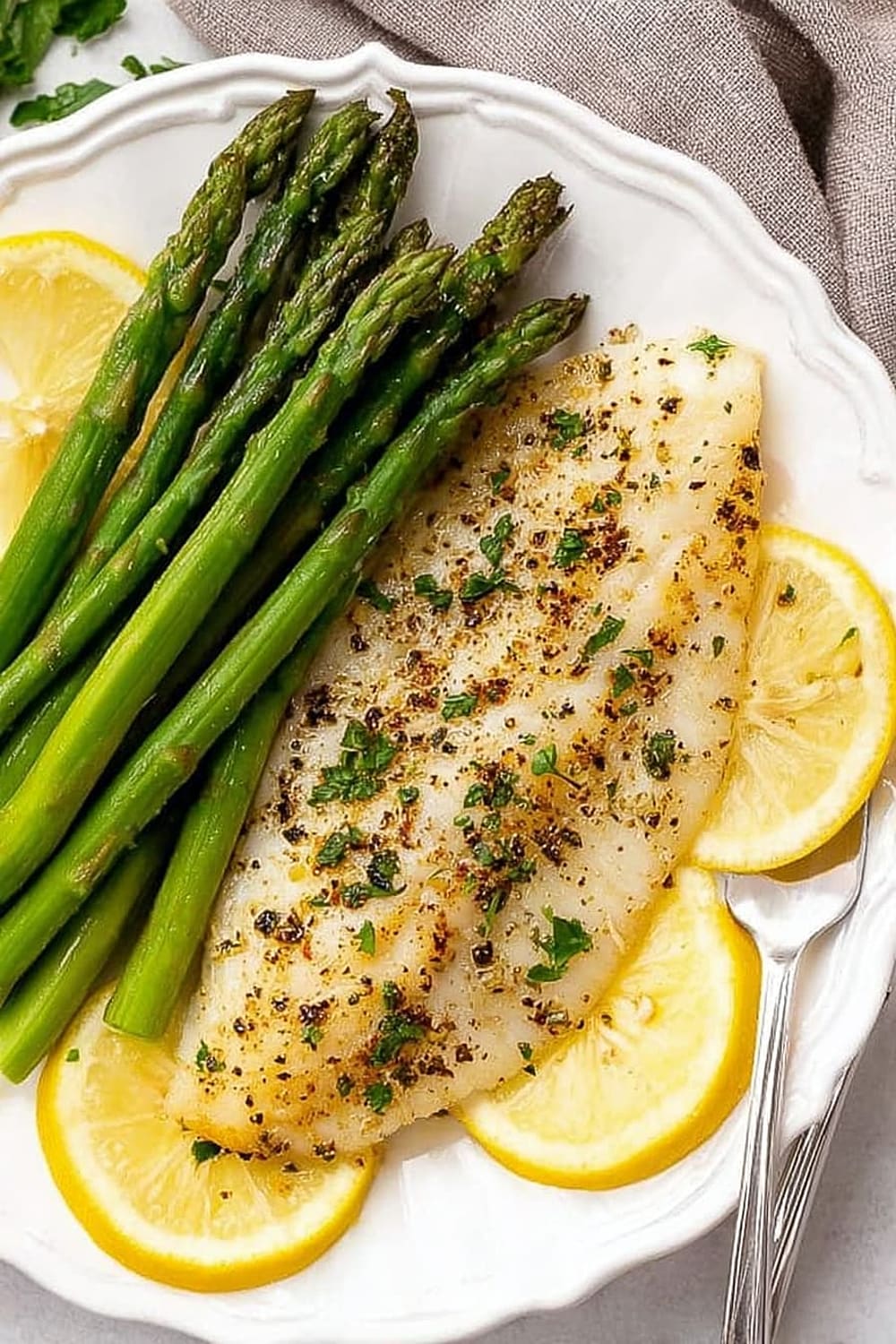 Broiled Tilapia with Garlic