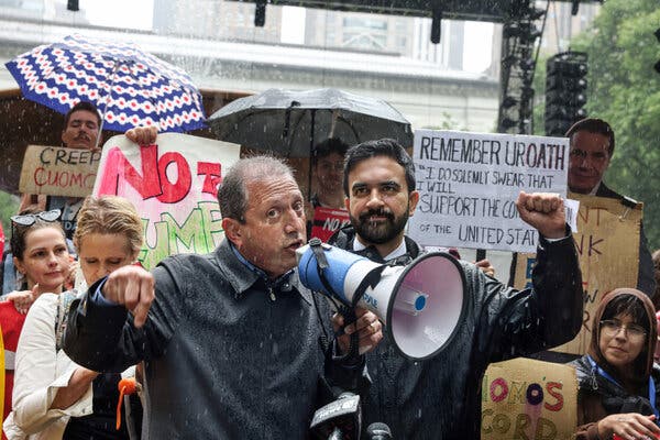 Anti-Israel protesters in New York City