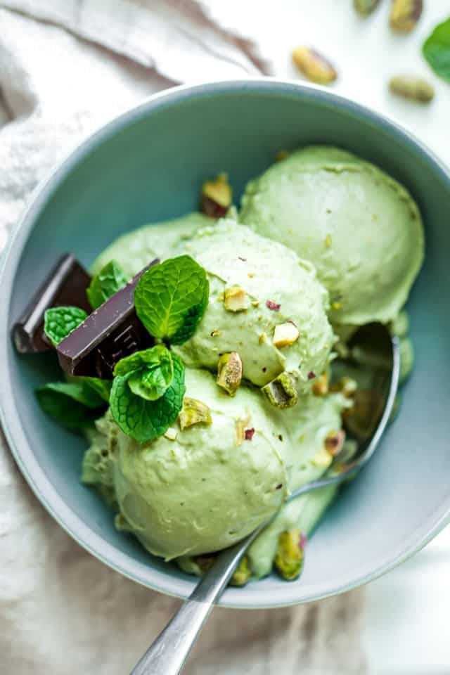 avocado cream ice