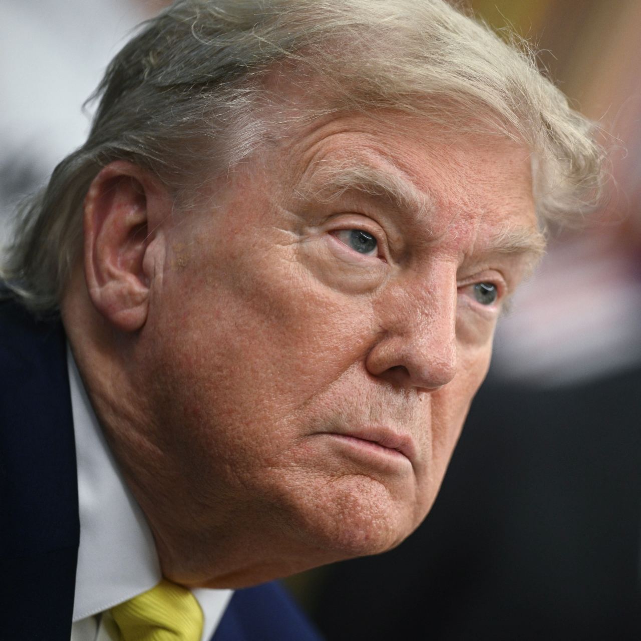 Donald Trump in a serious discussion