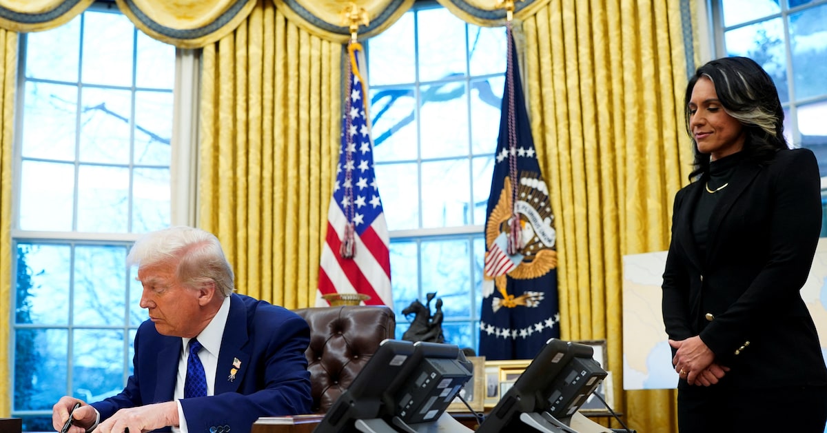 Trump contradicts spy chief Tulsi Gabbard on Iran's nuclear ...