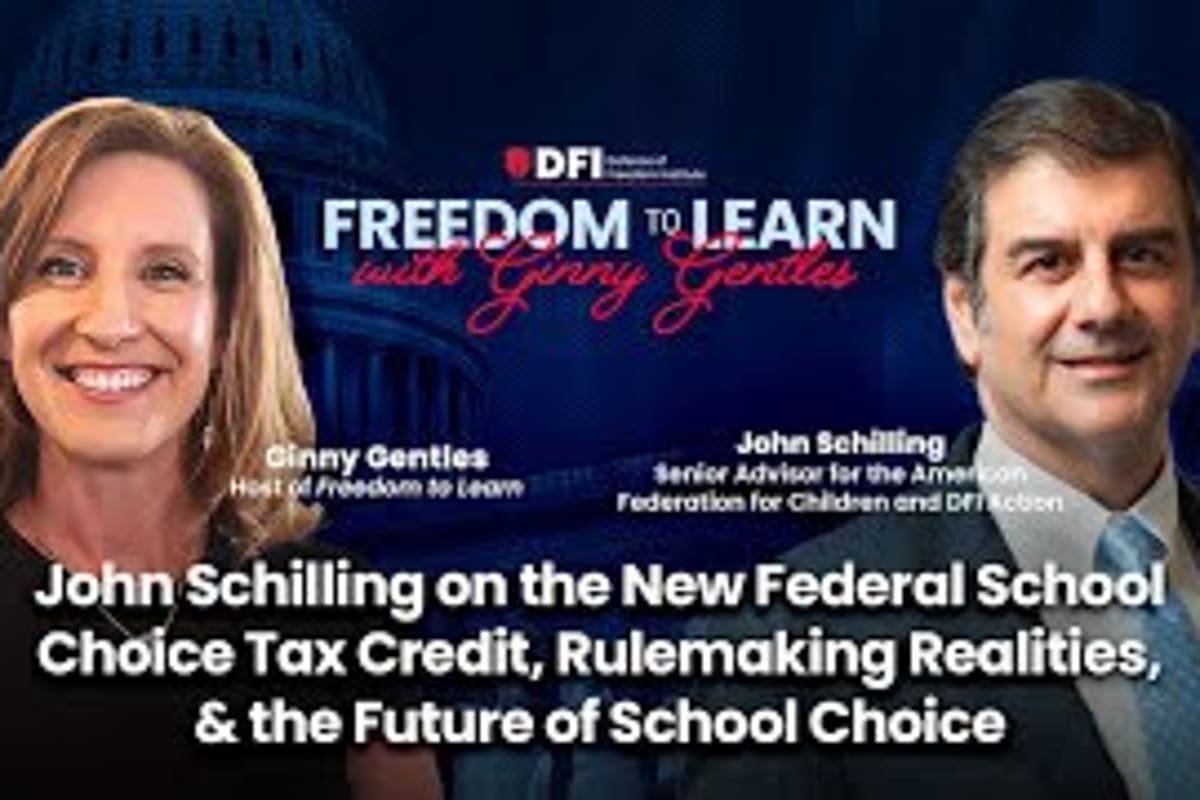PODCAST: "Freedom to Learn" | John Schilling on the New