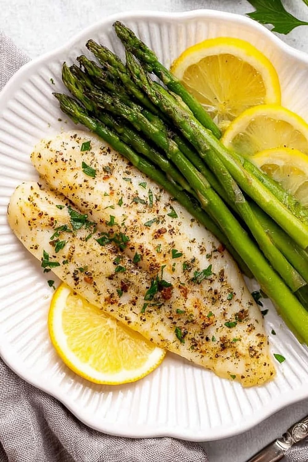 Broiled Tilapia with Garlic