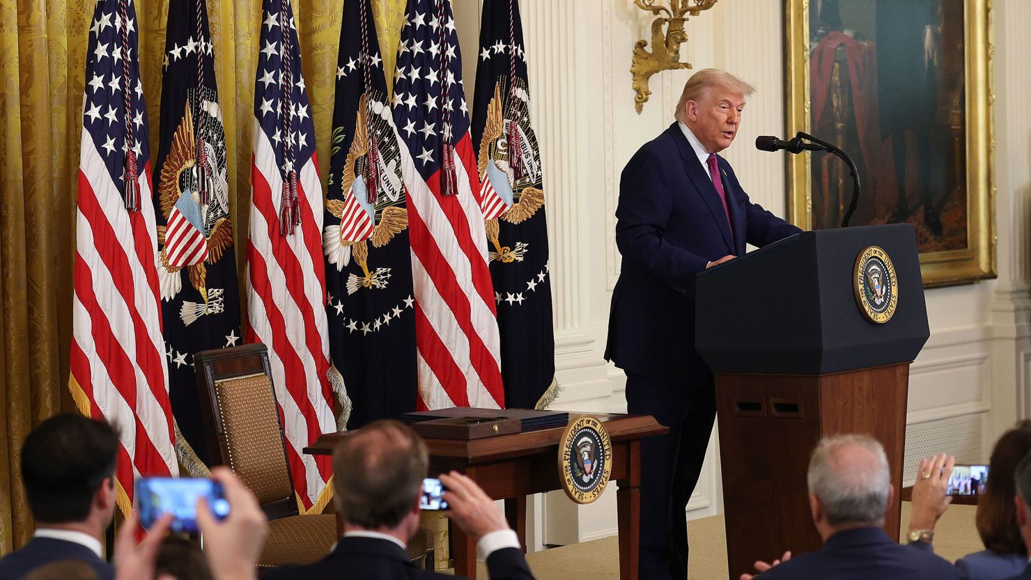 Trump warns Iran to agree to a deal 'before there is nothing'