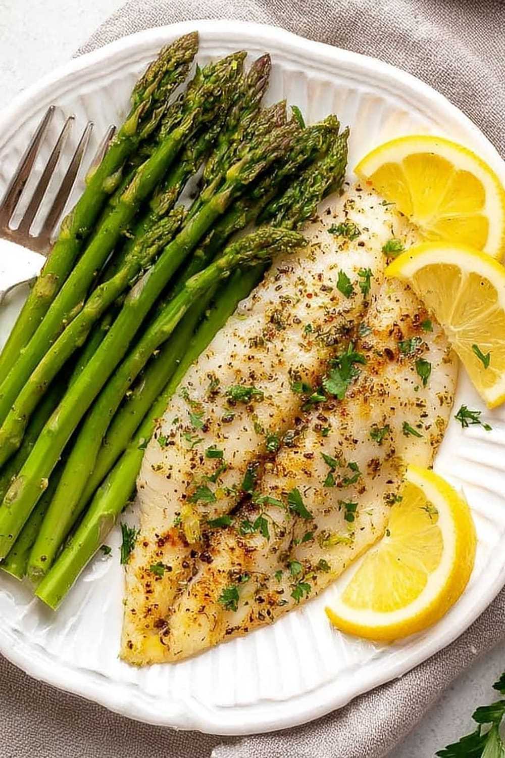Broiled Tilapia with Garlic