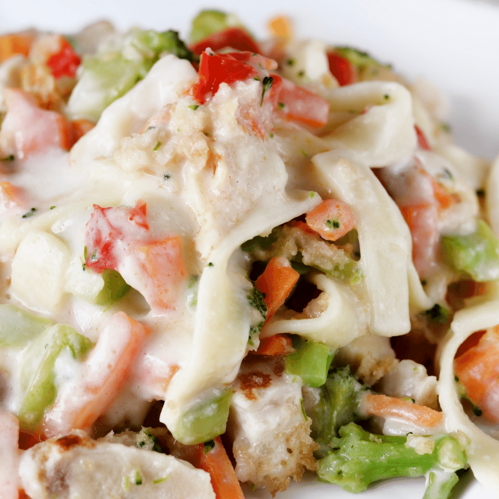 Alfredo Sauce Vegetable Roast