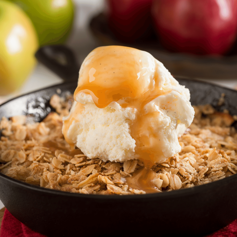 Caramel Apple Crisp