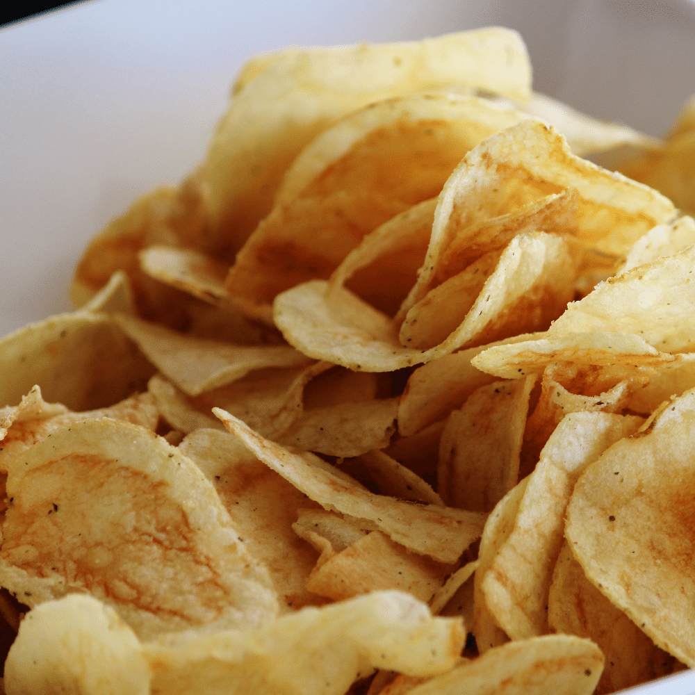 Crispy Baked Potato Chips