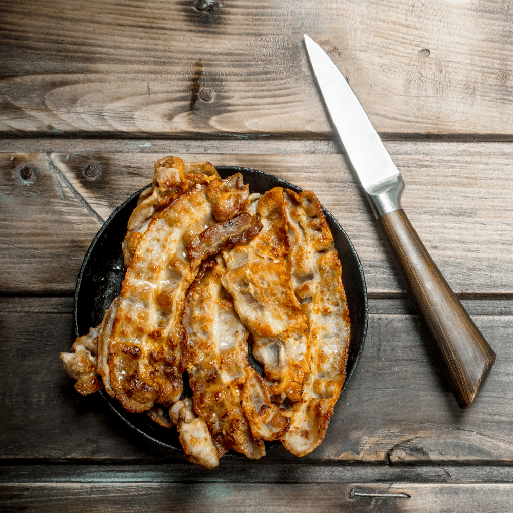 Crispy bacon rashers