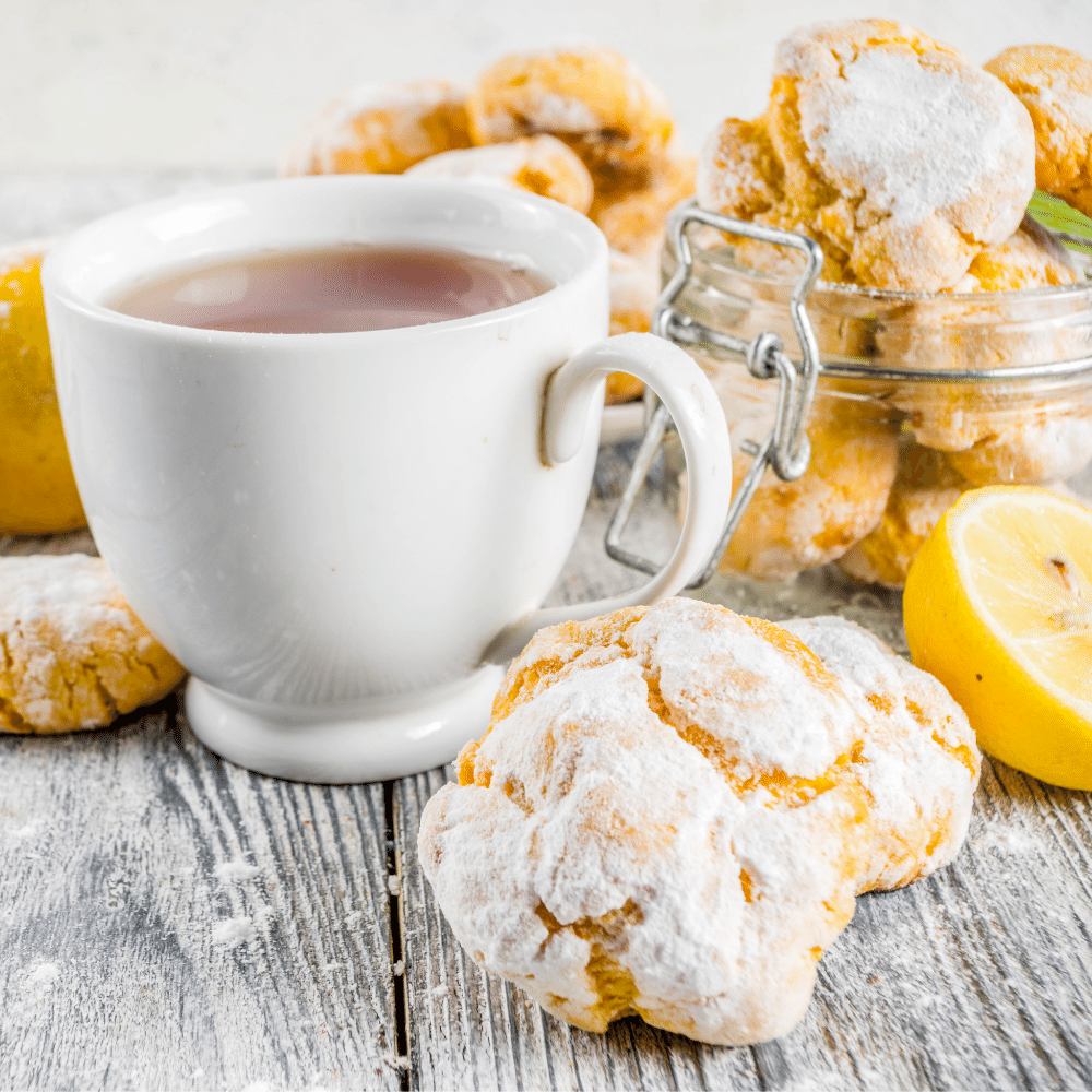 Lemon Crinkle Cookies