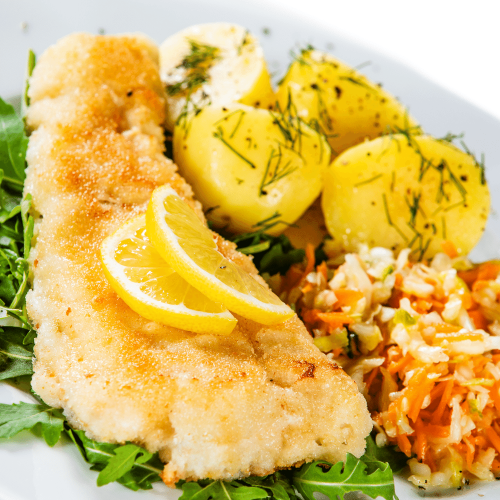 boiled potatoes and cabbage