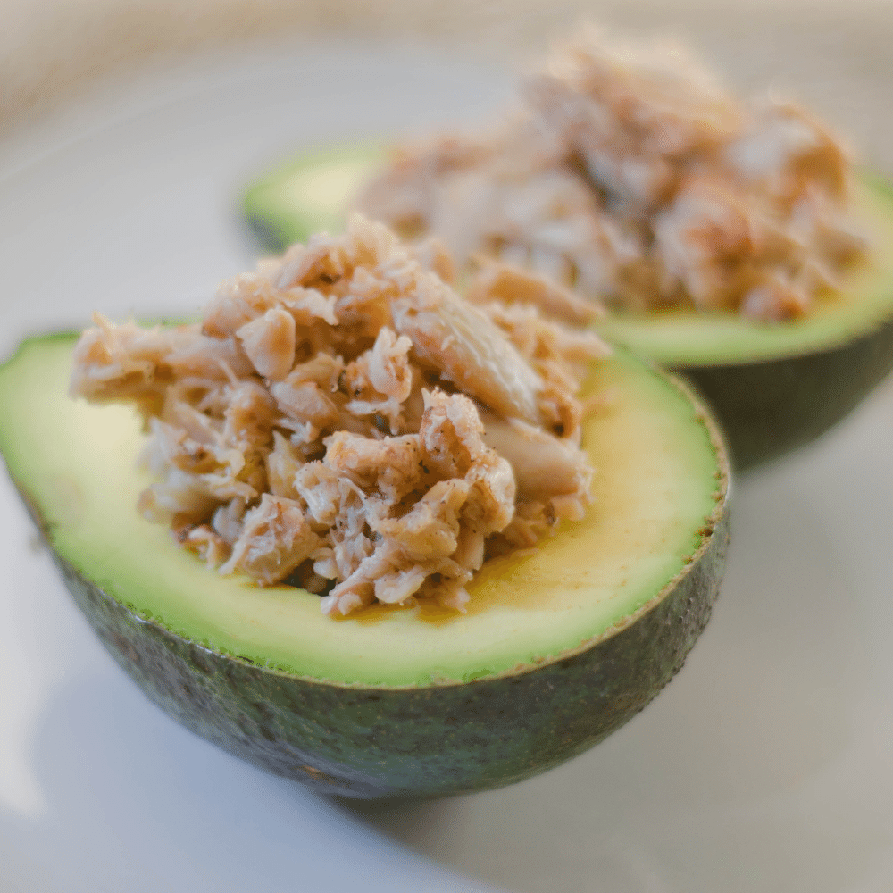 Dungeness Crab Stuffed California Avocado