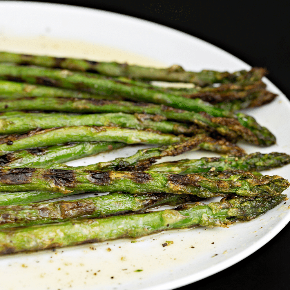 Grilled asparagus