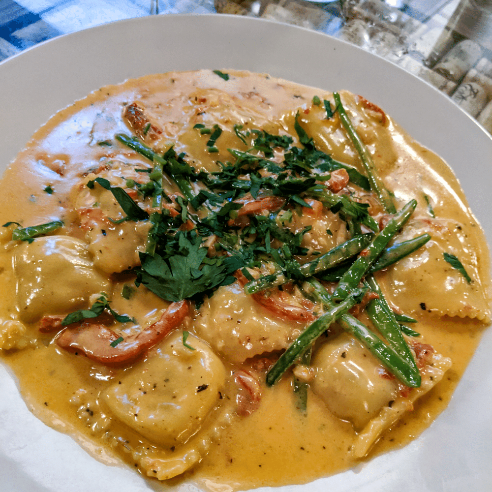 Lobster ravioli