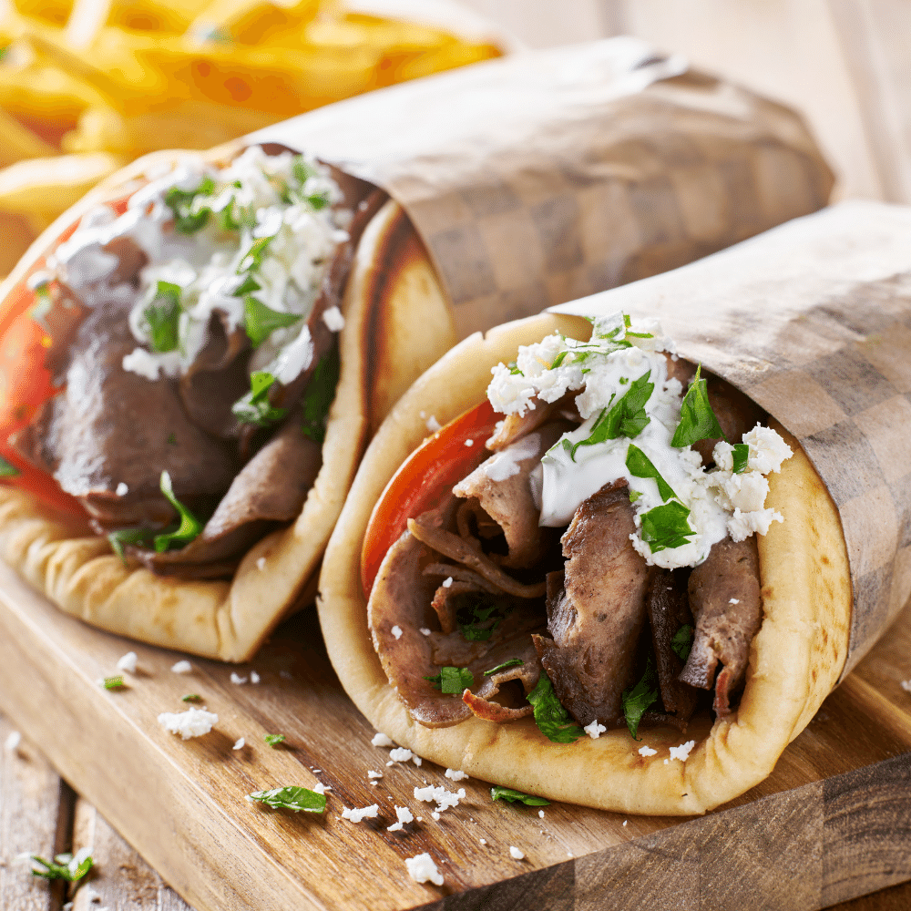 Mediterranean Sandwiches With Tzatziki Sauce