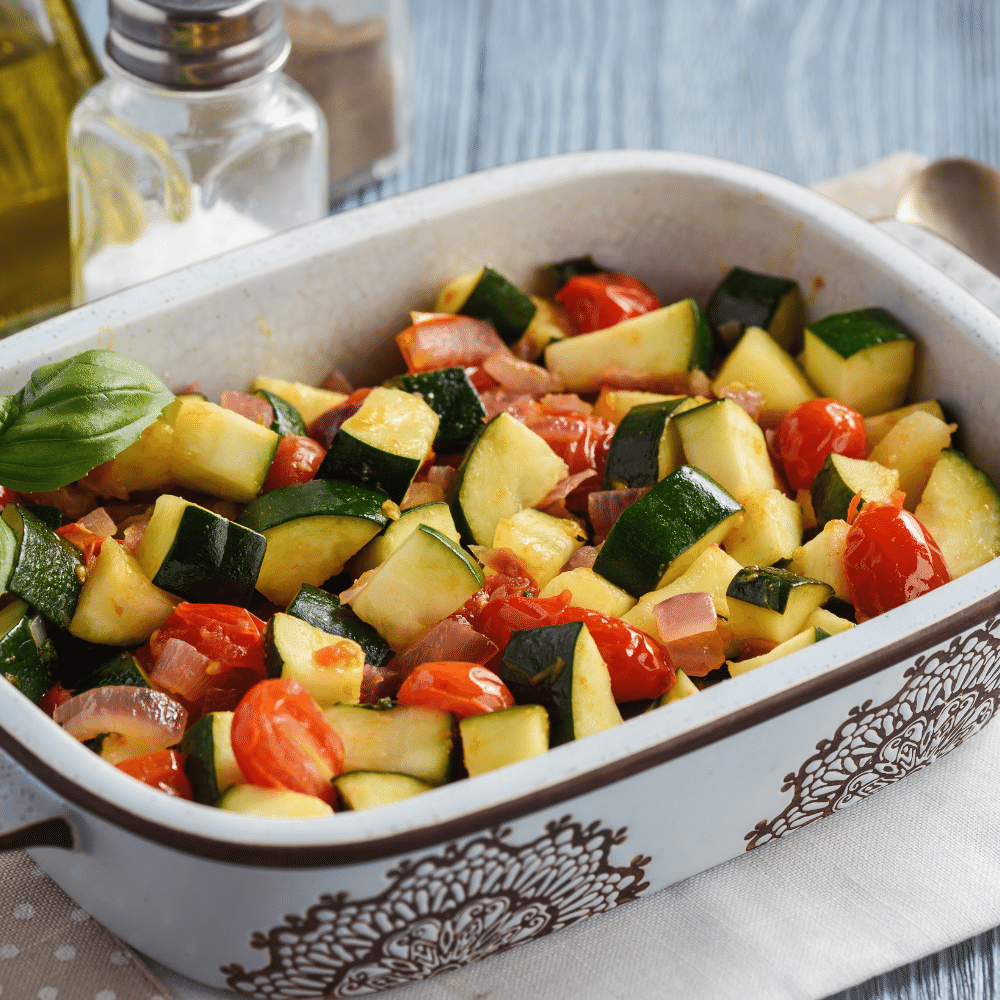 Sauteed Zucchini and Tomatoes
