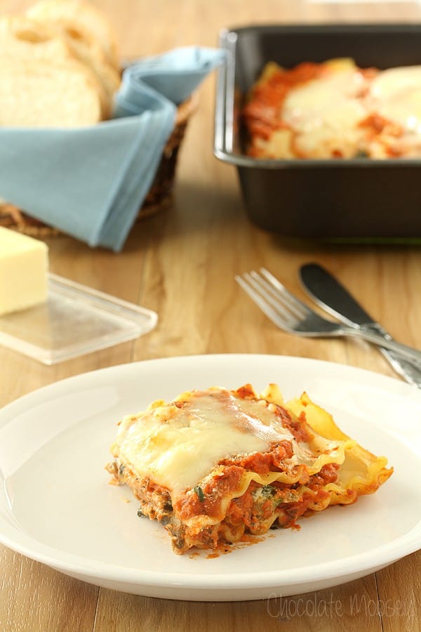 spinach carrot lasagna