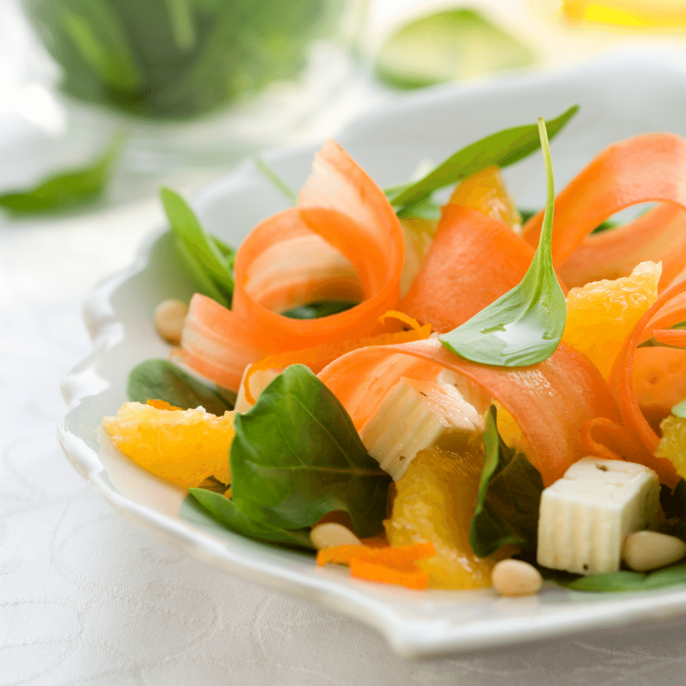 Spinach, Feta, and Blood Orange Salad