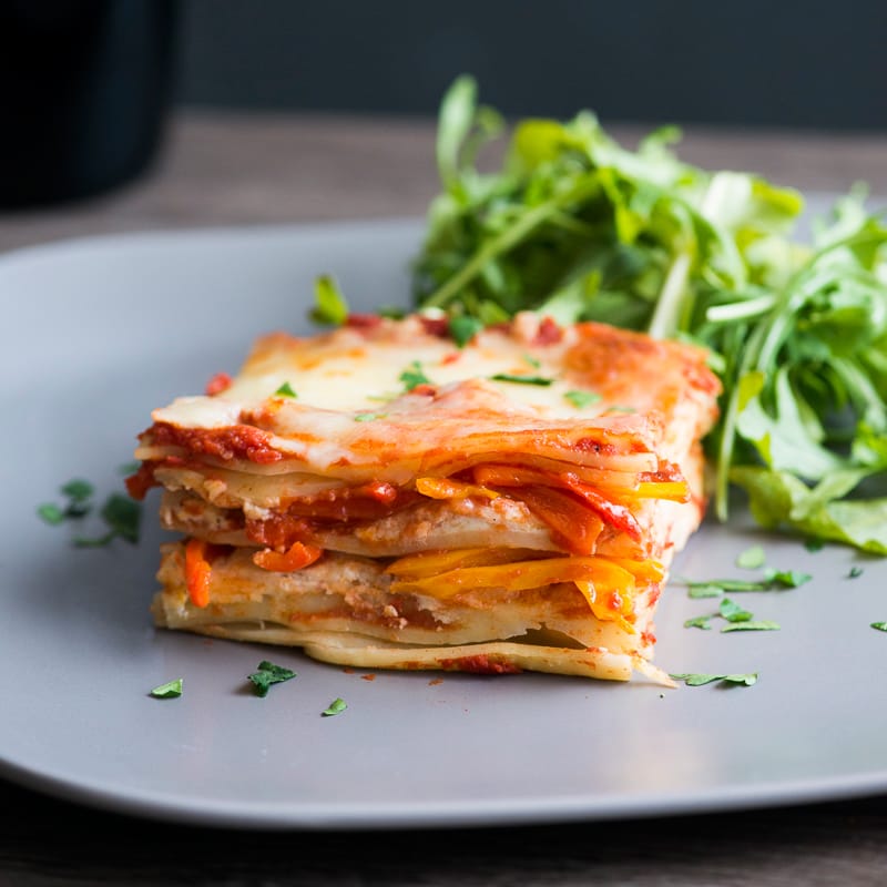 sweet pepper lasagna