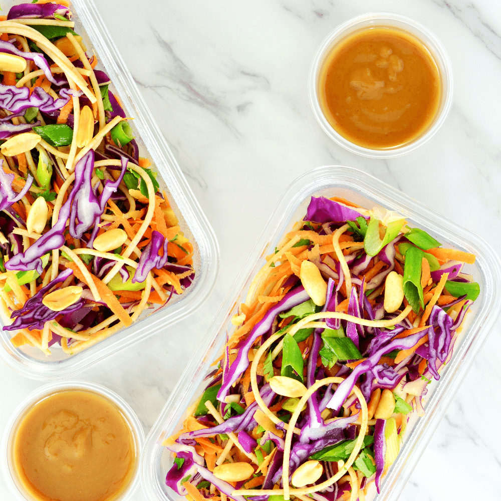 Thai Noodle Salad with Peanut Sauce