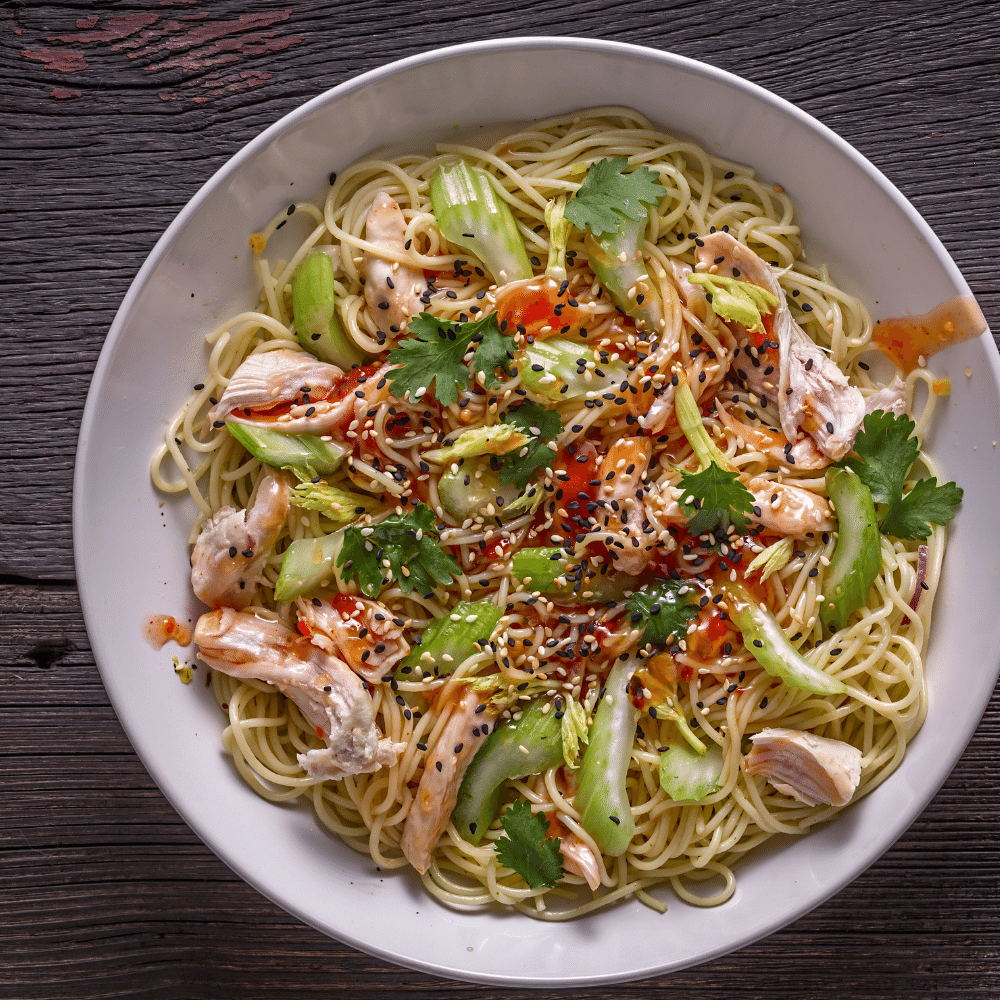 Thai Peanut Chicken Noodles