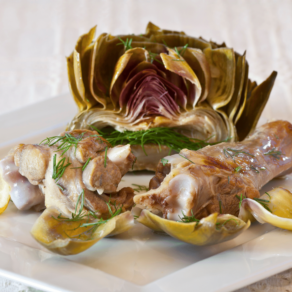 Artichokes lamb