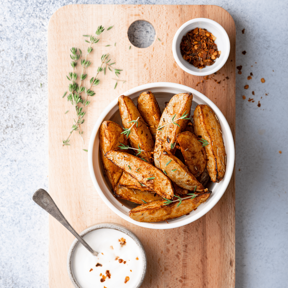 Baked potato wedges