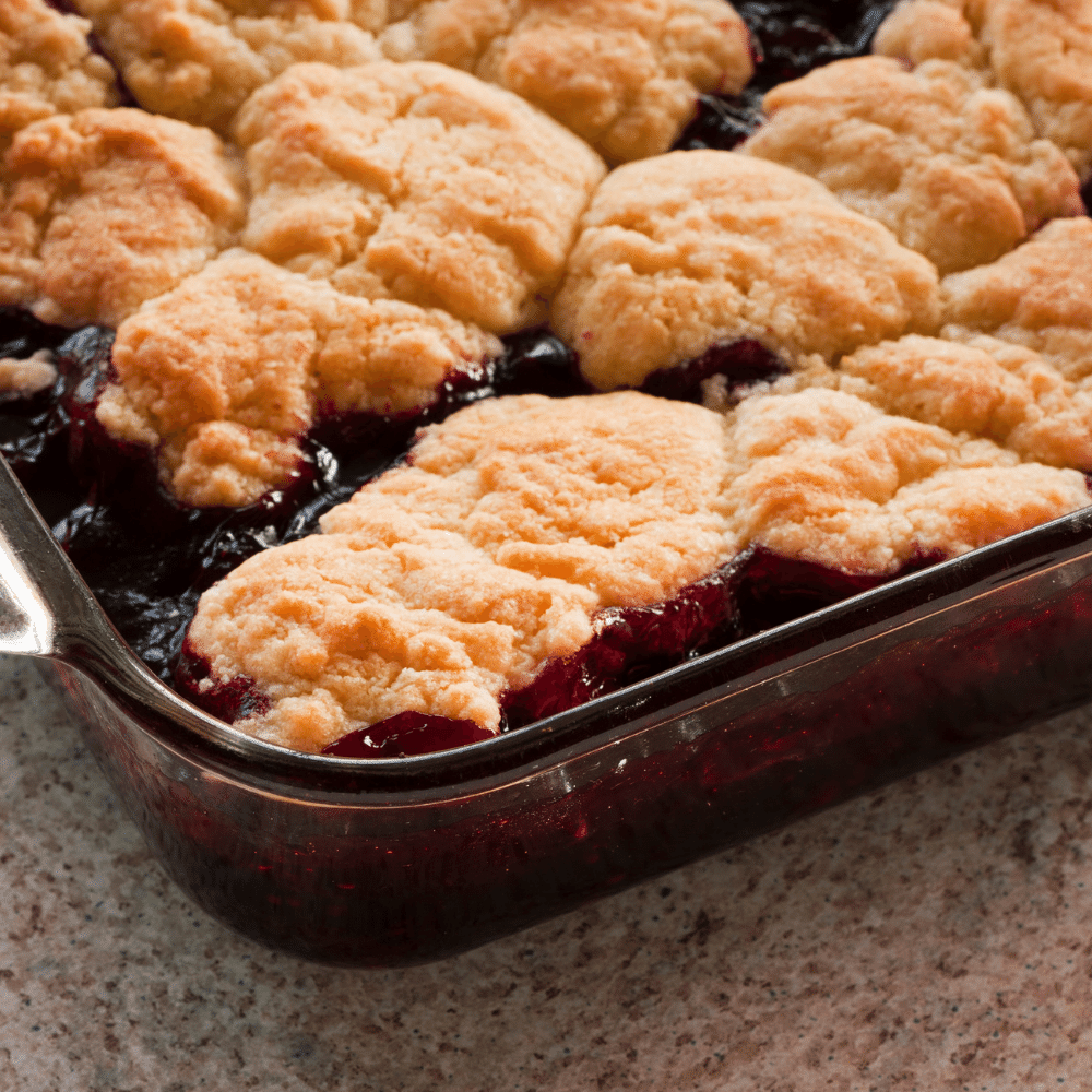 Blackberry cobbler